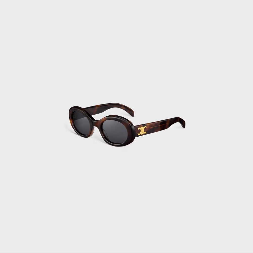 CELINE Triomphe Oval Sunglasses - Picture 2 of 11